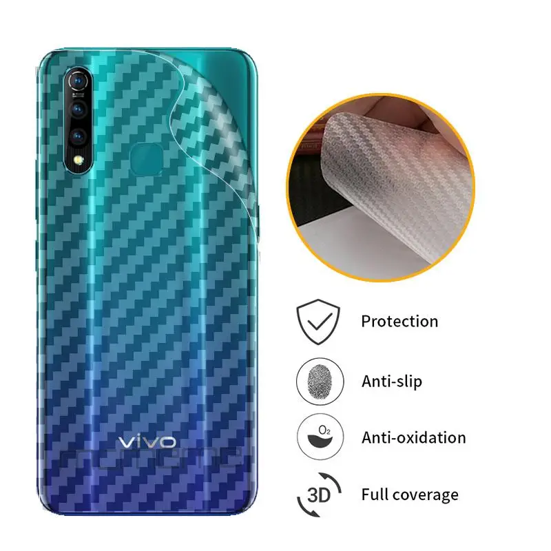 3D защитная задняя пленка из углеродного волокна для VIVO Z1 Lite Z1i Z3X Z5X Защитная vivo