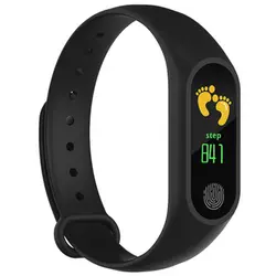 Смарт часы браслет M3 Цвет светодио дный спортивные крови Давление кислорода сердечного ритма Bluetooth для iOS Android Водонепроницаемый