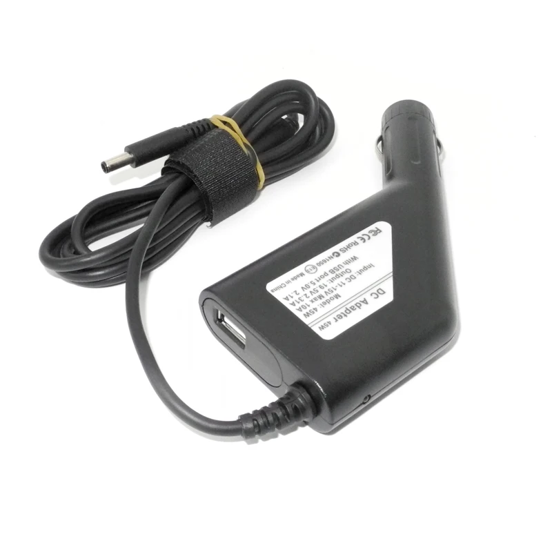 19.5V 2.31A 45W Laptop Dc Car Charger for Dell XPS 11 12 13 DA45NM131
