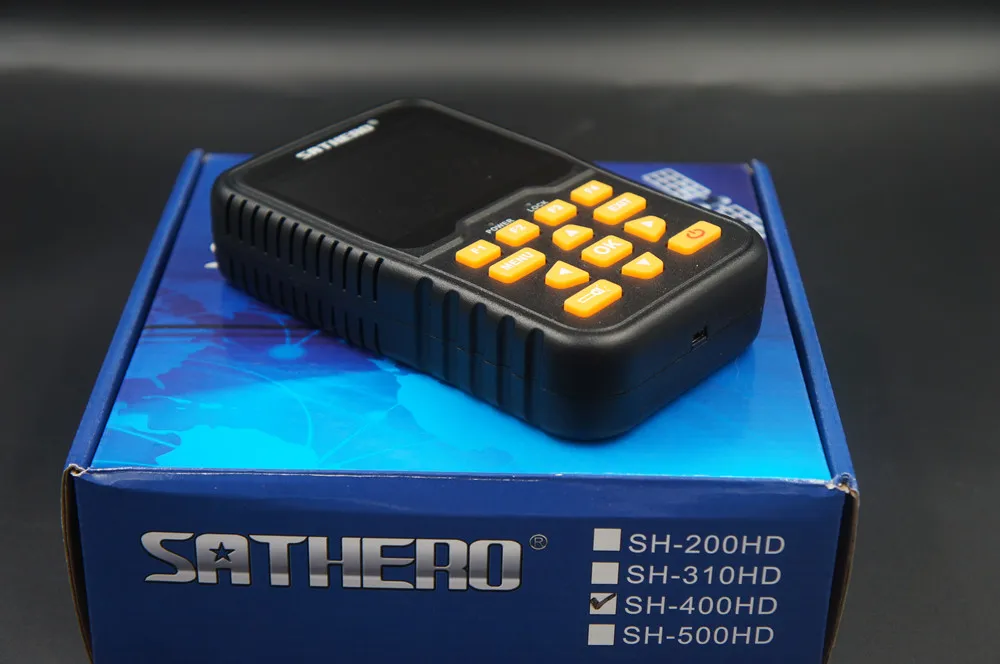 Sh-400hd Sathero Satellite Finder Поддержка DVB-S/S2 8PSK 16apsk 32apsk HDMI sh400 с 3.5 дюймов HD Экран цифрового сигнала Finder