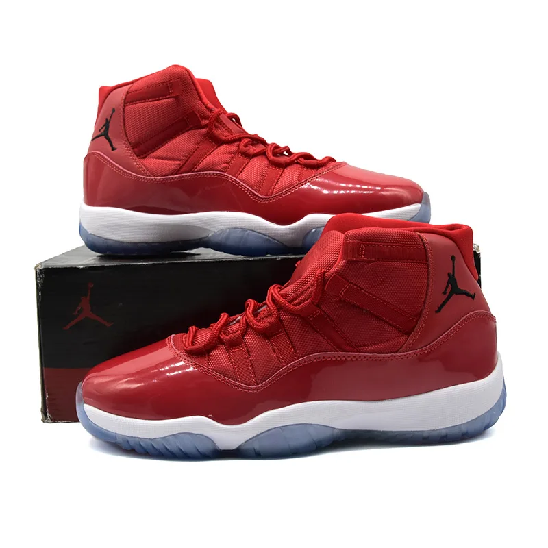 

Jordan 11 Basketball shoes Win Like 96 Gym Red High-cut Outdoor Sport Footwear New Arrival Winter Basketball Sneaker