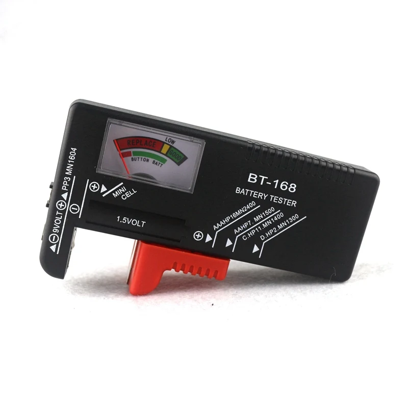 BT 168 Battery Capacity Tester Battery Checker Detector for all 1.5V/9V