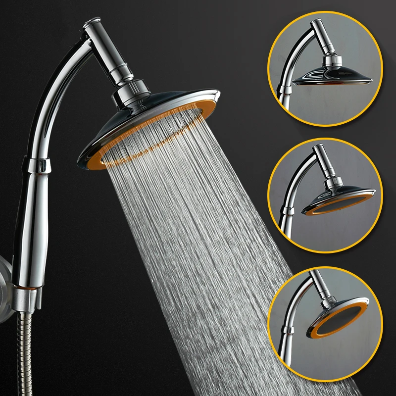 2017 Rain Showers Inches ABS Plastic stainless Steel Bathroom Shower Heads Handheld Rainfall Shower Head