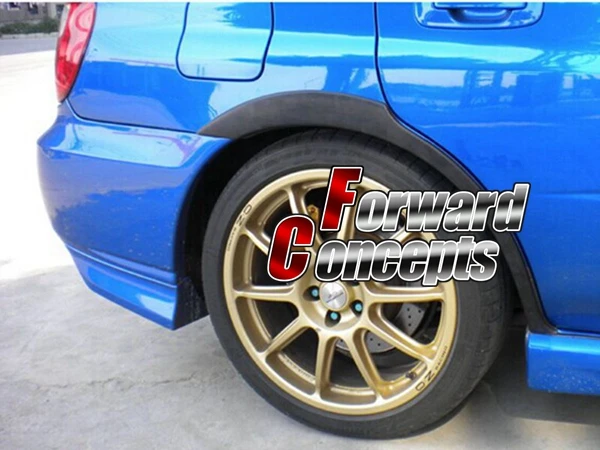Для углеродного волокна 2002 2007 IMPREZA WRX GD S204 задний широкий крыло факельные накладки