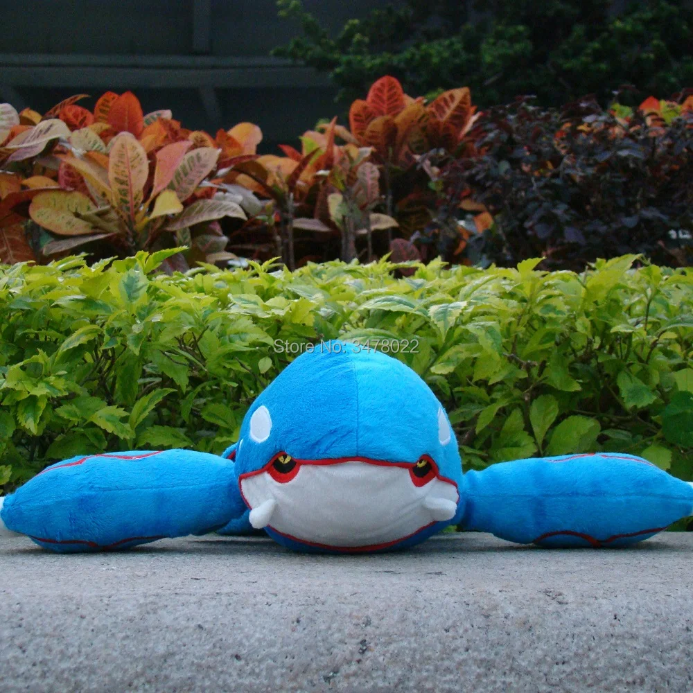 Аниме Kyogre плюшевые игрушки Kaiorga мягкие плюшевые животные милые мягкие куклы