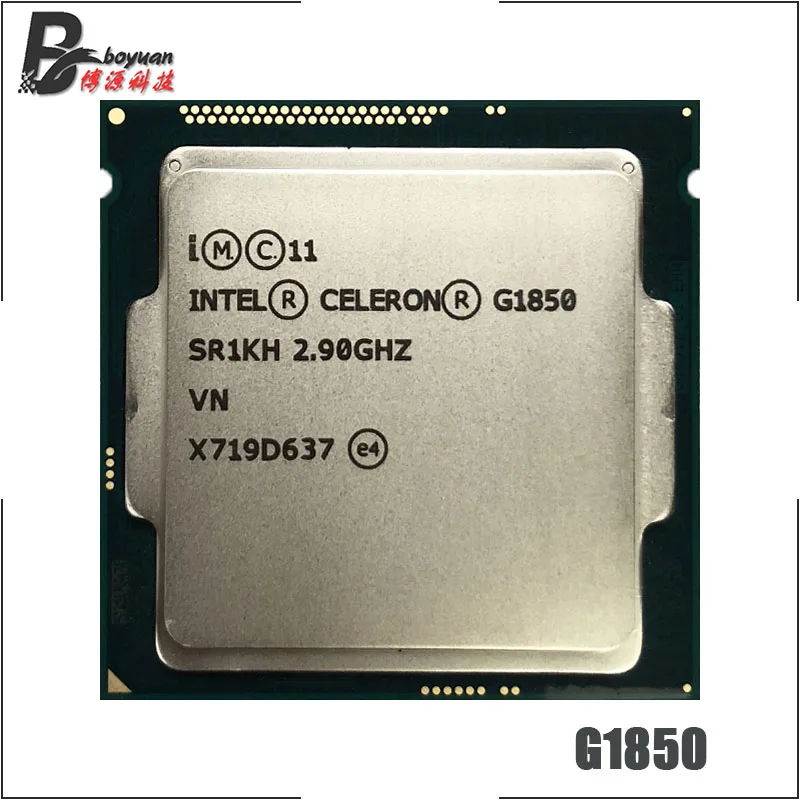 Двухъядерный процессор Intel Celeron G1850 3 9 ГГц 2 м 53 Вт LGA 1150|Процессоры| |