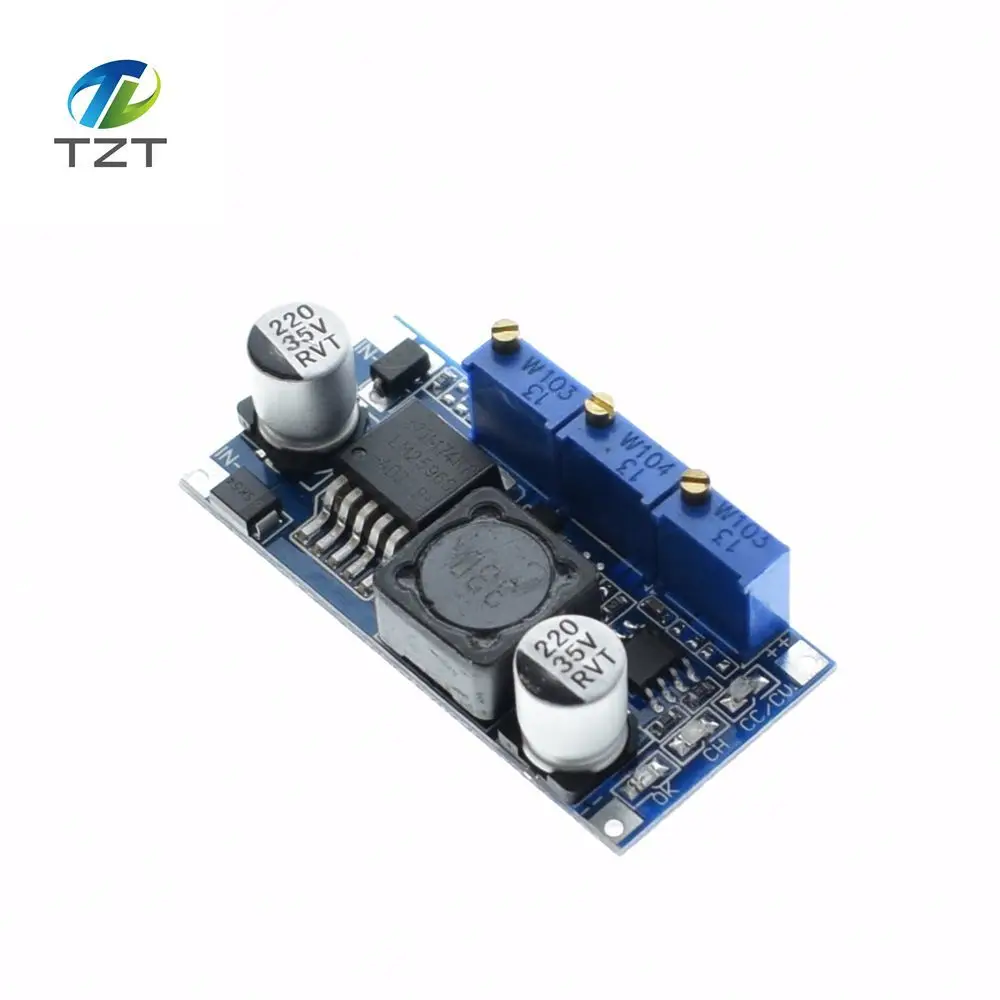 

LM2596 LED Driver DC-DC Step-down Adjustable CC/CV Power Supply good