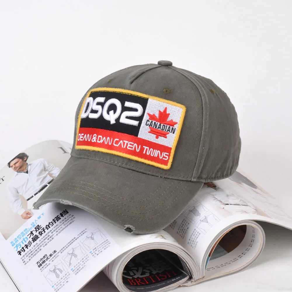 DSQICOND2 бренд DSQ2 буквы Casquette шапки вышивка папа хип хоп бейсболка DSQ черная бейсболка кепки для мужчин и женщин