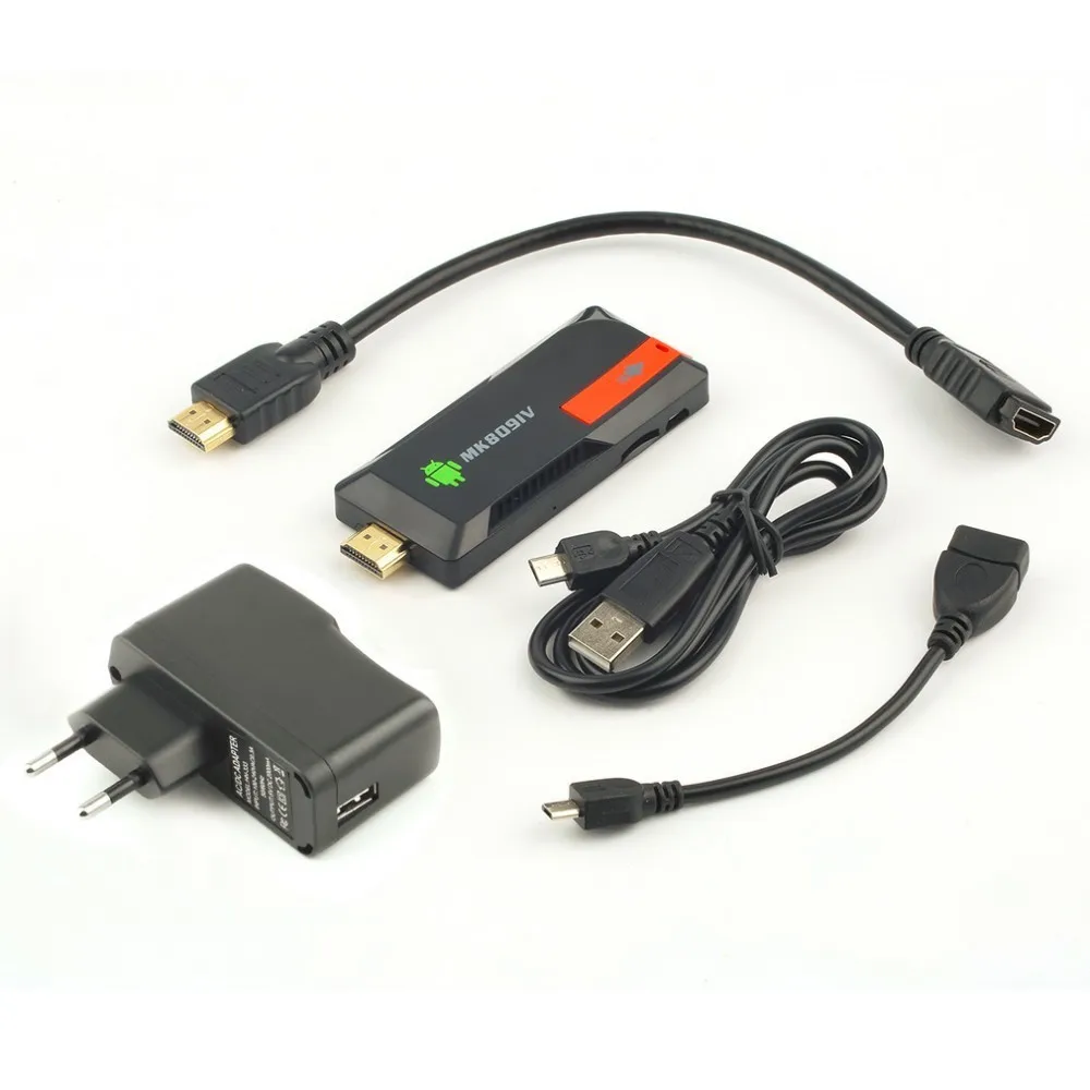 MK809IV Smart ТВ 2 ГБ 8 ГБ Android ТВ коробка Беспроводной HDMI ключ для Android Mini PC 4 ядра RK3188T WI-FI ТВ Stick