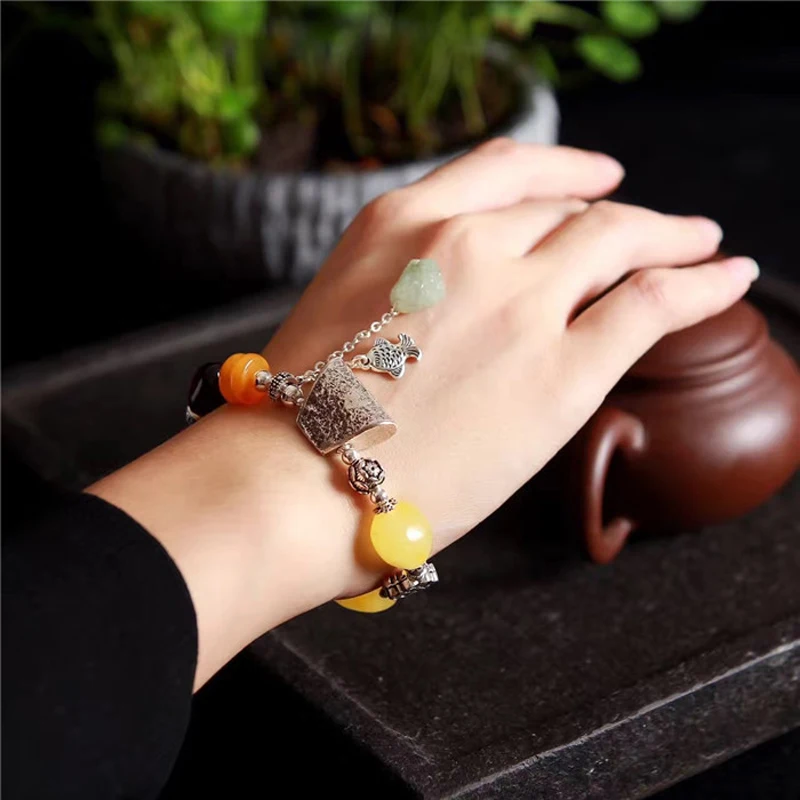 amber bangles (6)