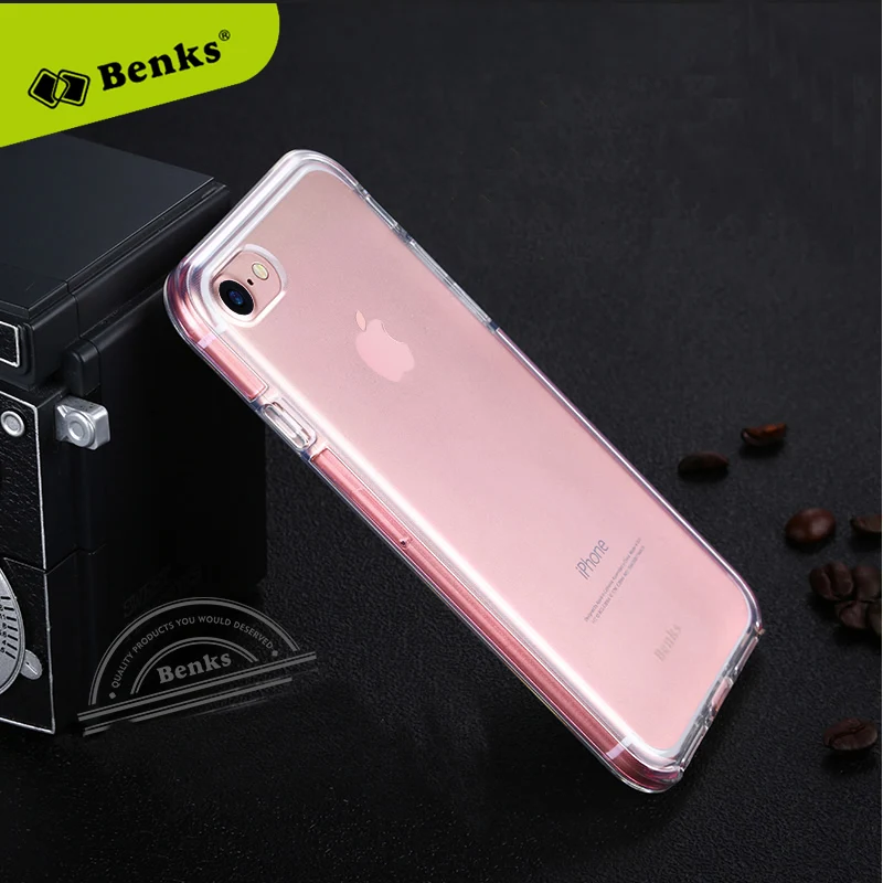 For iPhone7 Case Cover Original Benks Glitter Clear TPU PC Combo Phone
