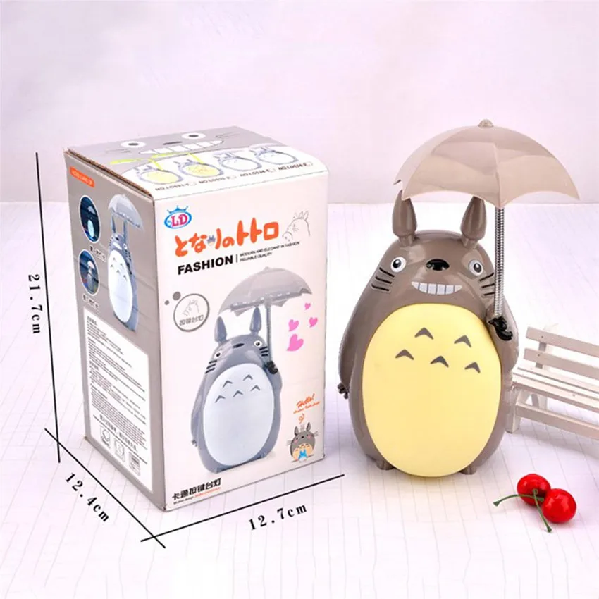 Kawaii мультфильм новинка USB Освещение Мой сосед Тоторо светодио дный LED ночник чтение настольные лампы для детей подарок домашний декор