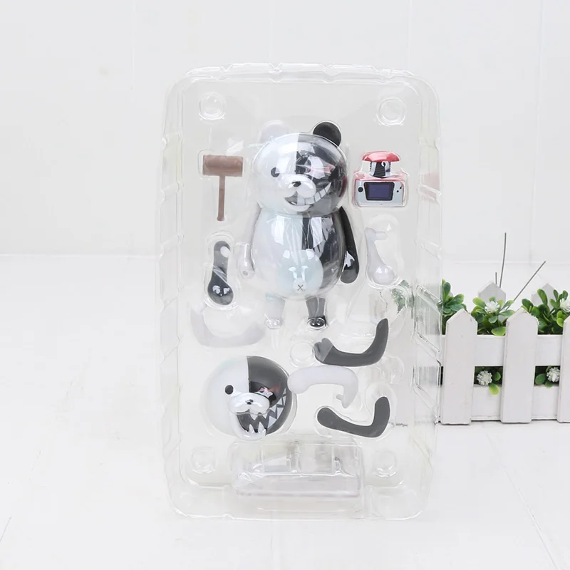 Dangan Ronpa Super Danganronpa 2 фигурка Nendoroid 313 Monokuma черно-белый медведь куклы экшн-фигурка рождественские игрушки подарок 10 см