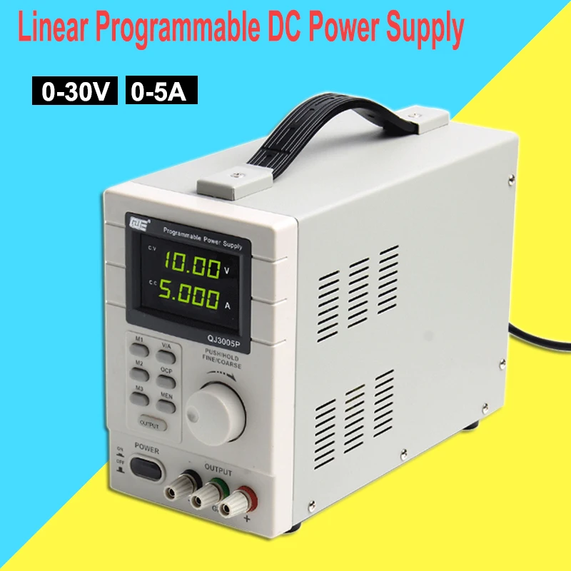 

Digital Linear Programmable DC Power Supply 30V 5A, Precision Variable Adjustable Laboratory power supply