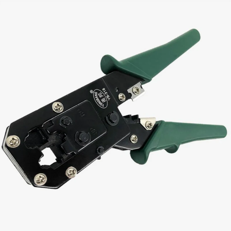 

Crimp capacity 25 (mm2) manual multi-function crimping tool crystal head crimping pliers double cable clamp cutting