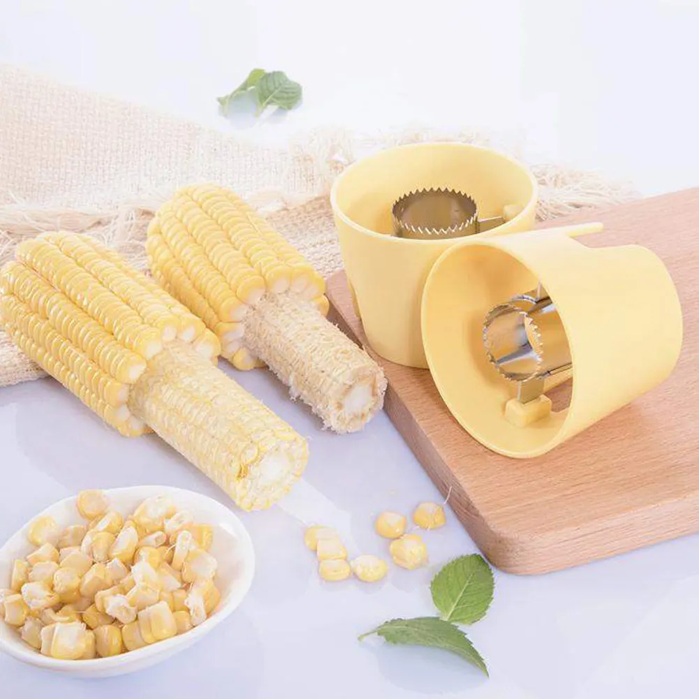 Прибор для чистки кукурузы из нержавеющей стали артефакт Кукуруза Стриппер-Молотилка прибор для чистки кукурузы план для удаления кукурузы кухонные аксессуары для приготовления пищи