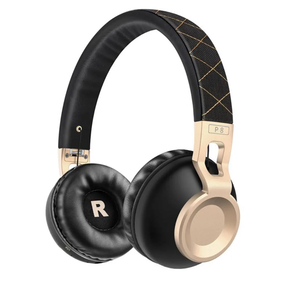 Picun P8 Wireless Bluetooth Headphones With Micphone 3 5mm Support TF Card MP3 Stereo Gaming Headset
