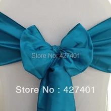 Горячие Продажи Бирюзовый Тафта Председатель Sash Для Свадебное Event& Украшение Партии