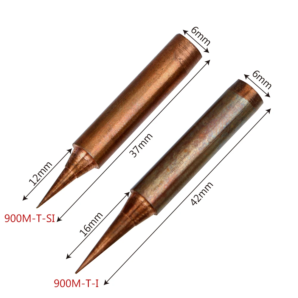 DIYWORK Немагнитный для паяльной станции инструменты 900M-T-I 900M-T-SI бескислородный медный наконечник паяльника
