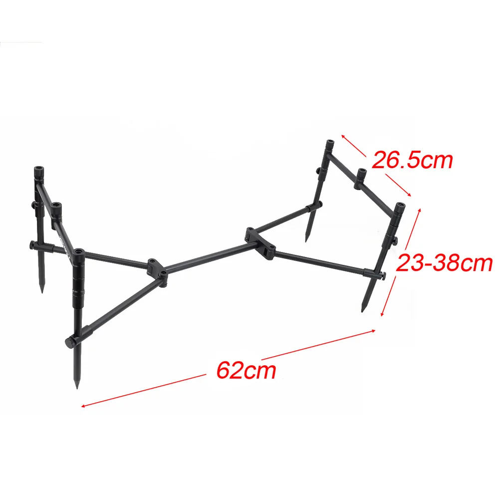 Набор удочек для ловли карпа, складные рыболовные банки, палочки и Базз-брусья для 3 удочек, 4093 с 4 шт., подставка для рыбалки