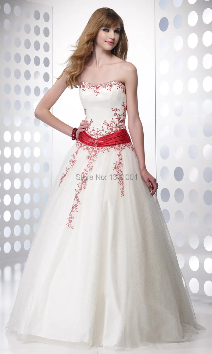 Popular Cheap Red and White Wedding Dresses-Buy Cheap Cheap Red ...