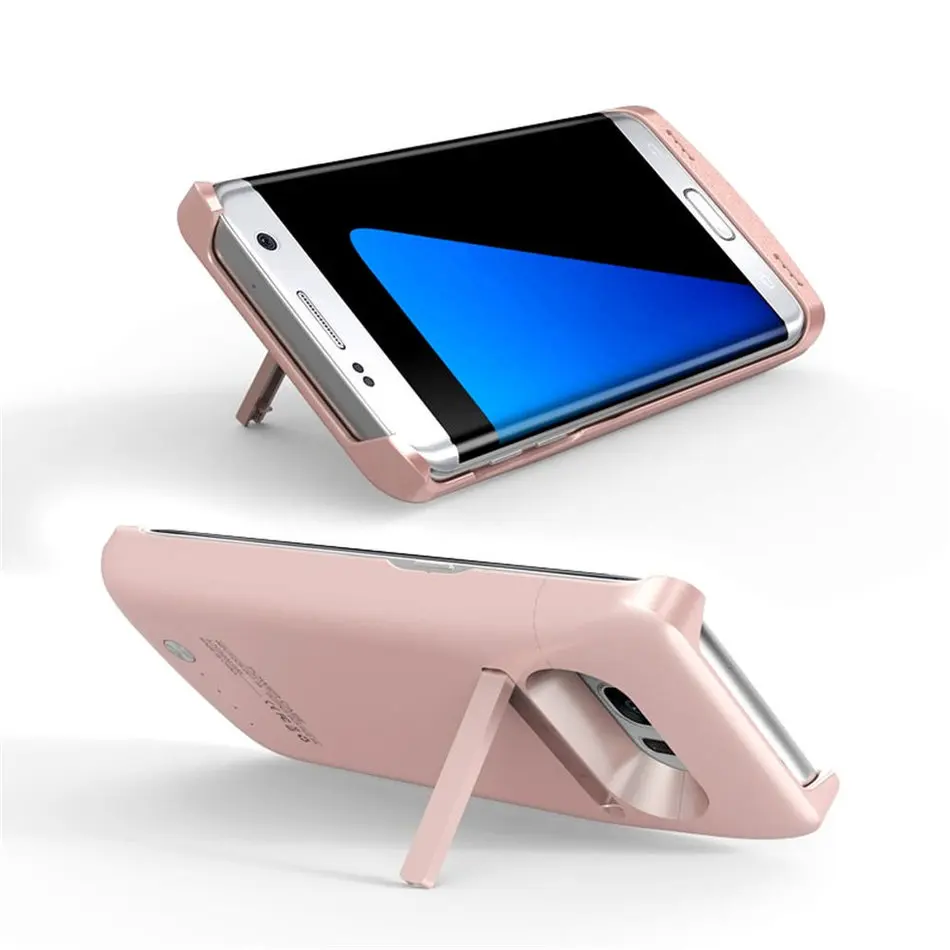 Для samsung S5 S6 S7 край S8 плюс Мощность чехол 4200 мА/ч внешняя Батарея Зарядное