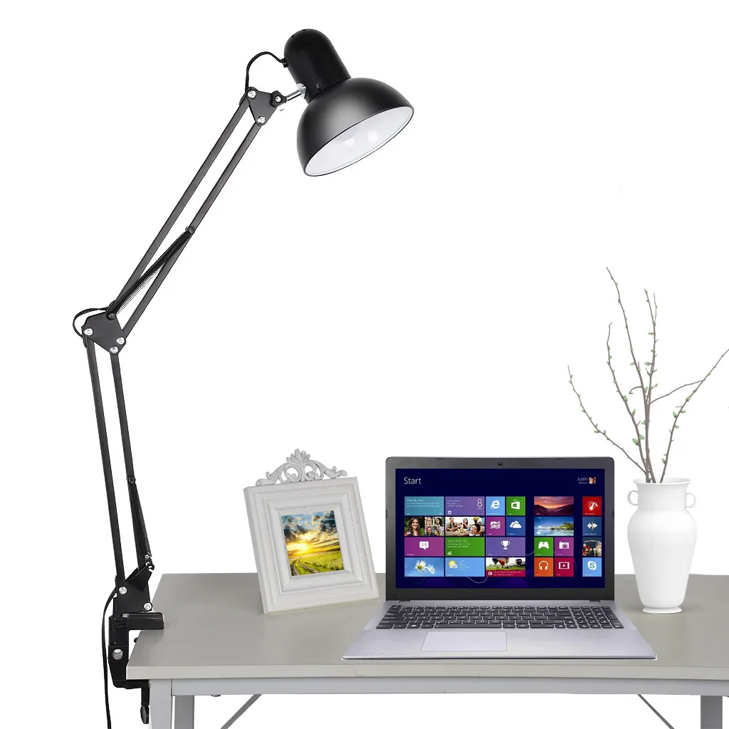 

2019 online star item Household daily necessities Rocker Armrest Table Lamp Bedside Table Clip Table Lamp Folding Table Lamp