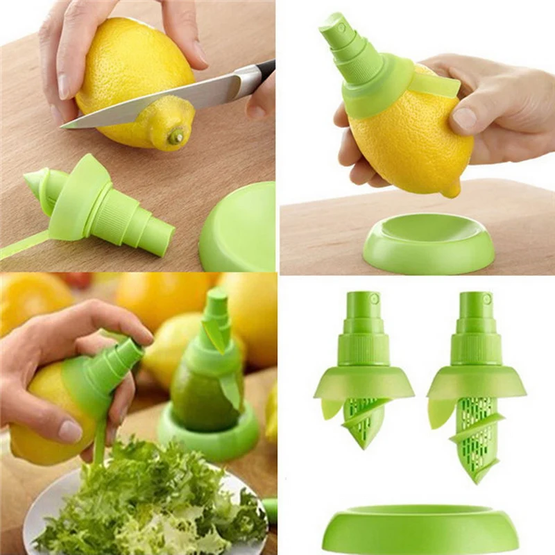 1 Set Creative Lemon Watermelon Juice Sprayer Citrus Fruit Spray Hand