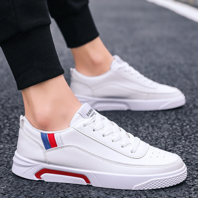 

Men's Leather Casual Shoes Moccasins Men Loafers Luxury Brand Spring Autumn Fashion Sneakers white Shoes Tenis Masculino Zapatos