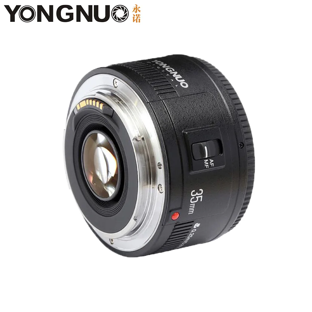 YONGNUO 35mm Lens YN35mm F2 Lens 1:2 AF/MF Wide