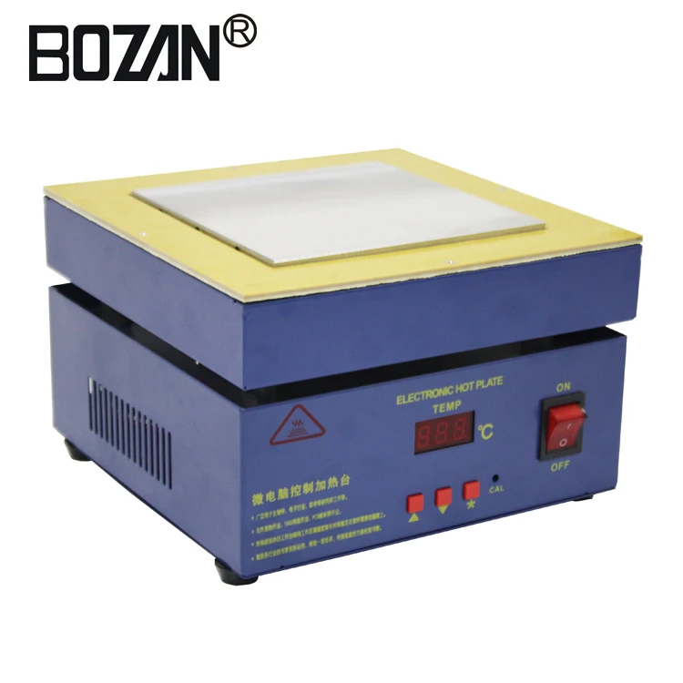 550W BGA Reballing Station 946-1515 Pre-heater Constant Temperature Heating Plate Soldering Machine PCB Preheater BOZAN