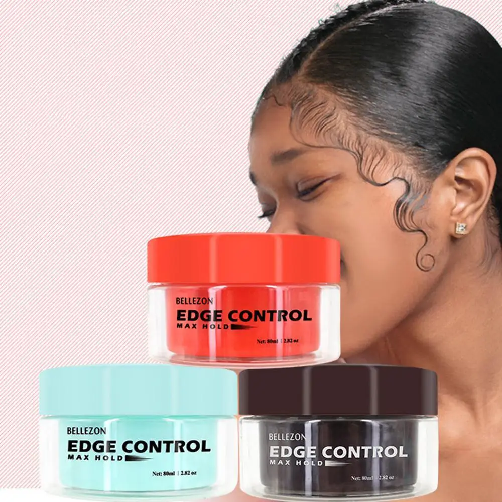 

120g Men Female Hair Oil Wax Cream Edge Control Broken Hair Finishing Anti-Frizz Hair Fixative Gel