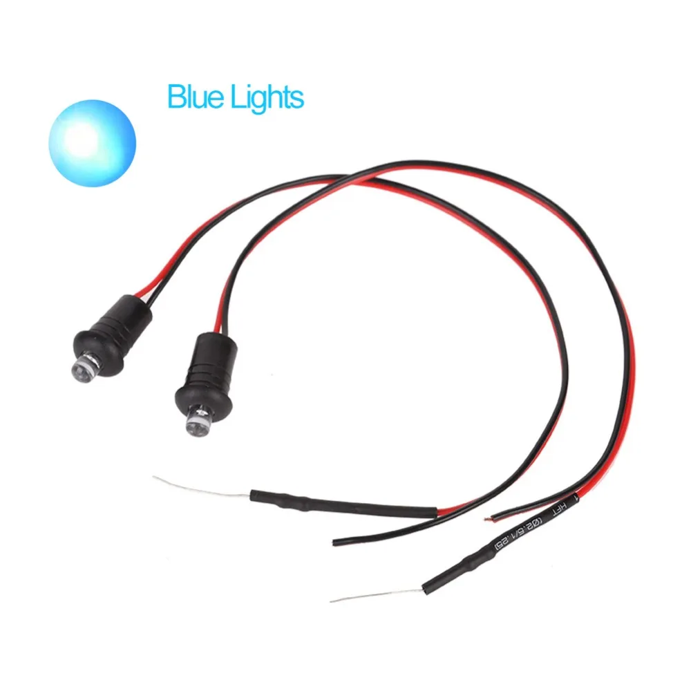 

1 Pair Portable Blue or Red Flashing Dummy Fake Car Alarm Dash Mount LED Light