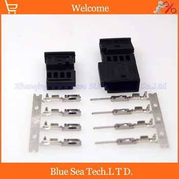 

Sample,2 sets 4Pin Central locking plug, atmosphere light connector,968813-1 C&0-1452576-1 for BMW ,MG7