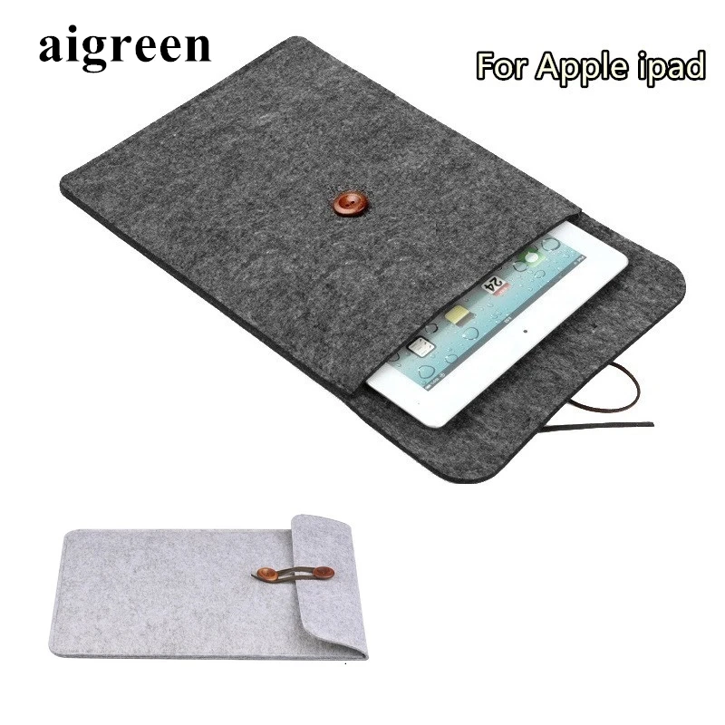 

Newest Hot Wool Felt Sleeve Case For Apple Ipad, Bag For ipad 2/3/4, Pouch For ipad 9.7 inch, Wholesales,Free Drop Shiping IC05