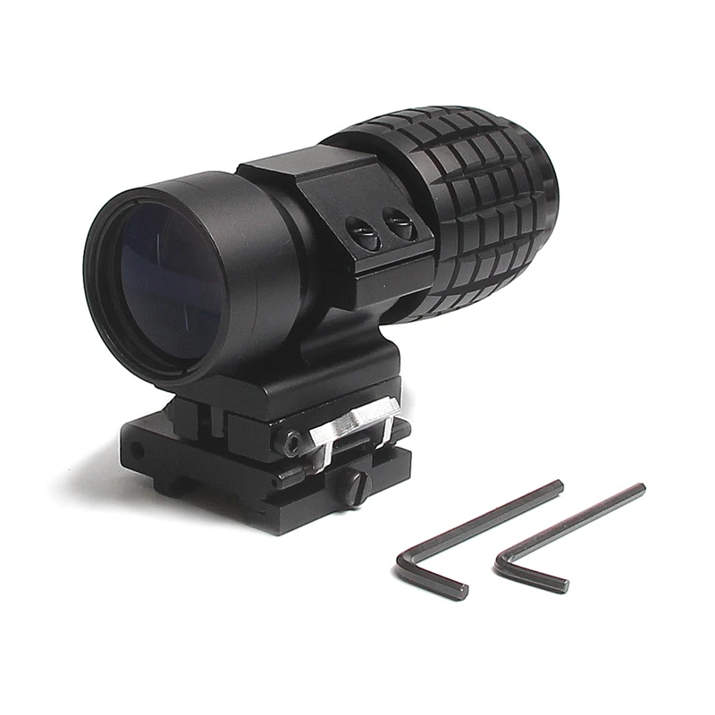 552 Holographic Red Dot Sight Reflex +3X Magnifier Scope Compact Tactical Sight with 20mm Airsoft Rifle Rail Mount RL5-2