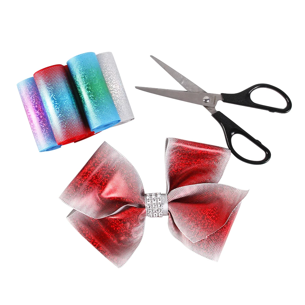 

david angie 3'' 75mm Glitter Rainbow Gradient Color Printed Grosgrain Ribbon 5yards,DIY Hairbows Materials,Gift Wrap,5Yc2914