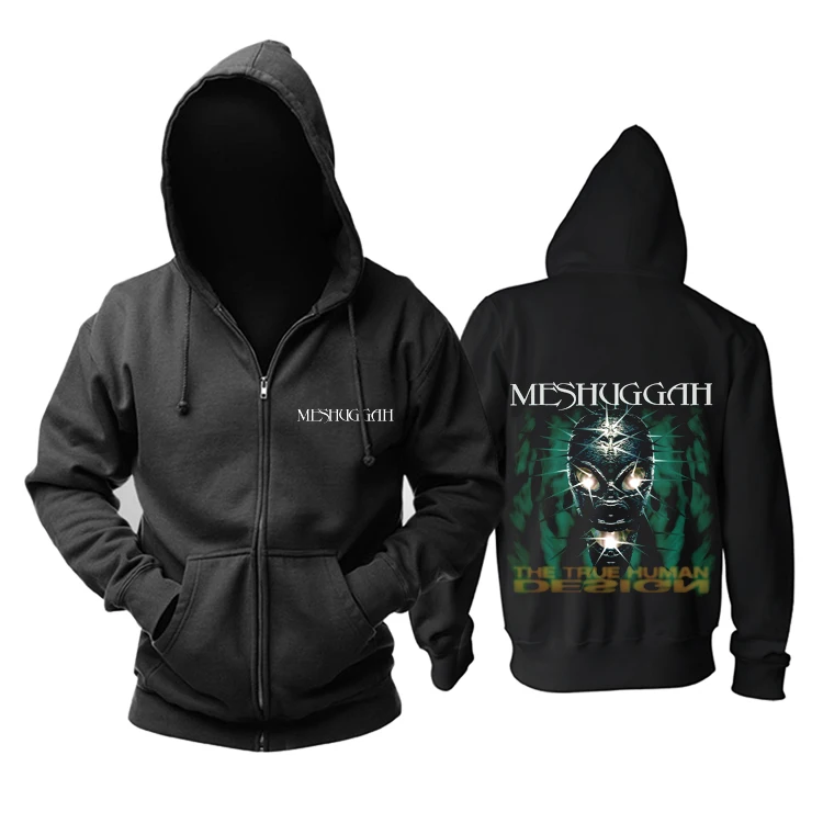 9 дизайнов, толстовки с капюшоном Meshuggah Rock 3D Skull pollover, куртка hardrock Death Punk, черная металлическая толстовка на молнии, sudadera - Цвет: 8