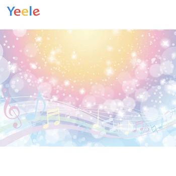 

Yeele Light Bokeh Pink Gradient Tabs Note Birthday Photography Backgrounds Customized Photographic Backdrops for Photo Studio