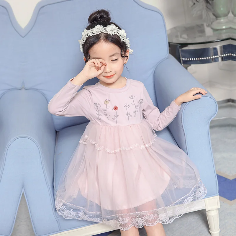 

Floral Princess Dress For Baby Girls 4 5 6 7 8 9 10 11 Years Spring Elegant Dresses Kids Clothes Roupas Infantis Menina