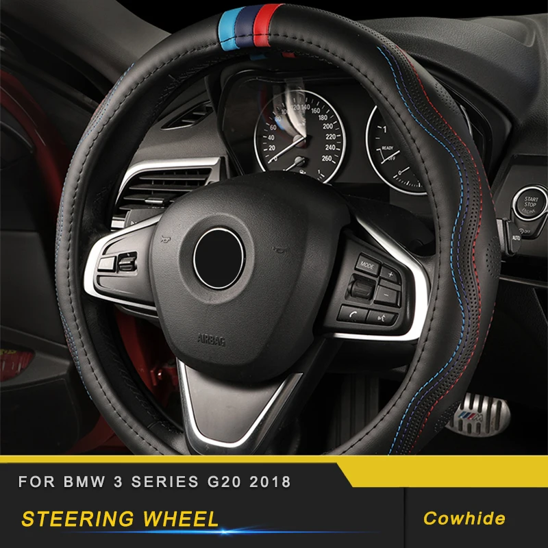 

Auto Car Steering wheel cover Accessories For BMW 3 series F30 2018