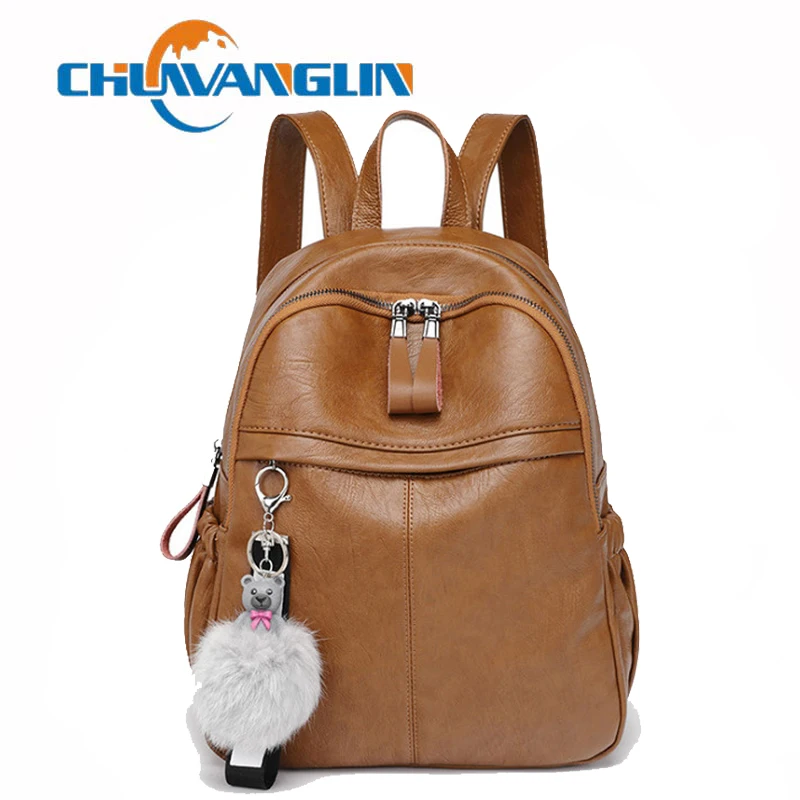 Chuwanglin модный рюкзак из натуральной кожи женский рюкзак mochila feminina школьный рюкзак простой рюкзак дорожные сумки B5180