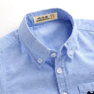 Boy Cotton Short-sleeved Shirt Summer Summer New Children's Shirt Children's Baby Tide