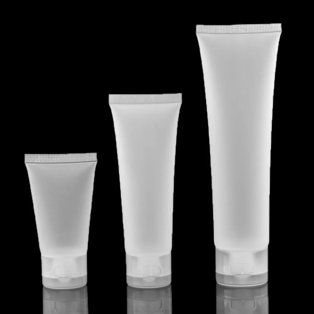 

5Pcs Empty 30ml 50ml 100ml Plastic Portable Tubes Squeeze Cosmetic Cream Lotion Travel Bottle Makeup Tools