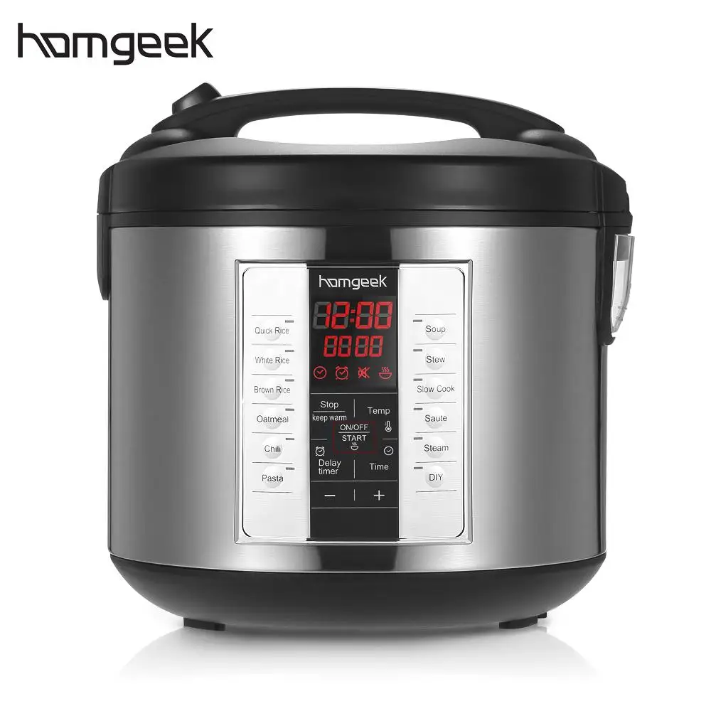 Homgeek 5L High end Professional 20 Cup Cooked Rice Cooker