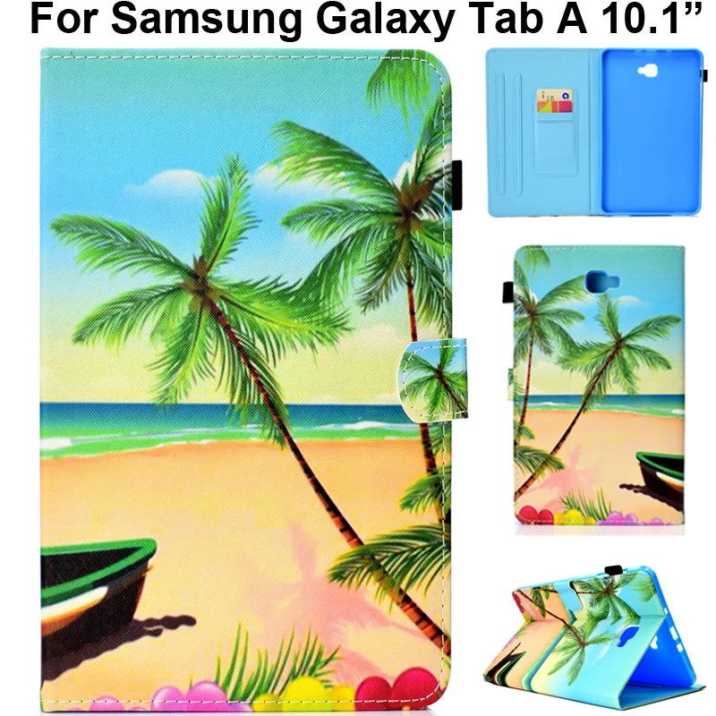 

Cute Case For Samsung Galaxy Tab A6 10.1 T580 T585 Stand Cover Shell Skin SM-T580 SM-T585 Protector Sleeve Pouch Soft TPU Holder