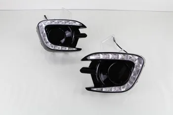 

Carbo LED Daytime Running Light for Mitsubishi Pajero DRL turnning with fog light 2013-2015
