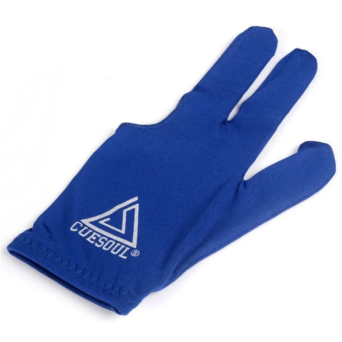 

CUESOUL 10pcs/set 3 Finger Billiards Gloves Pool Cue Gloves Blue Color