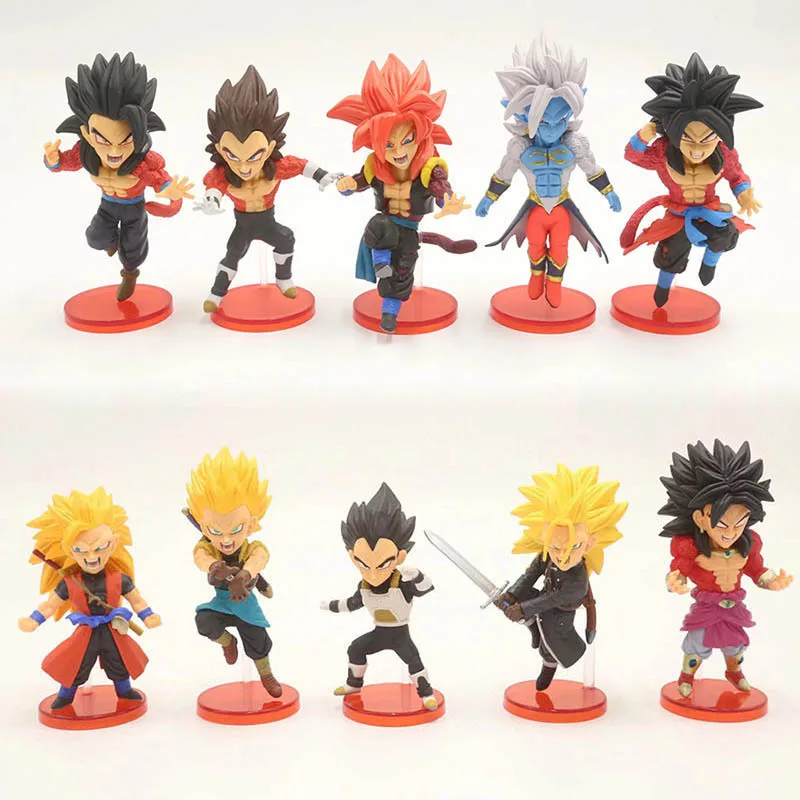 Dragon ball Figure Set Generations 6pcs Goku Super Saiyan God Vegeta Gogeta Dragon ball Figure Set Generations 6pcs Goku Super Saiyan God Vegeta Gogeta