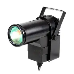 10 Вт RGBW светодиодный точечный DMX512 узкий фонарь с узким лучом сценического освещения (вилка США)